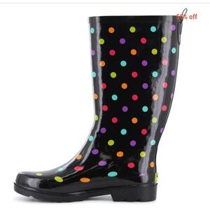 🎄 Western Chief Women's Ditsy Dot City Rain Boot, 9 🎅
